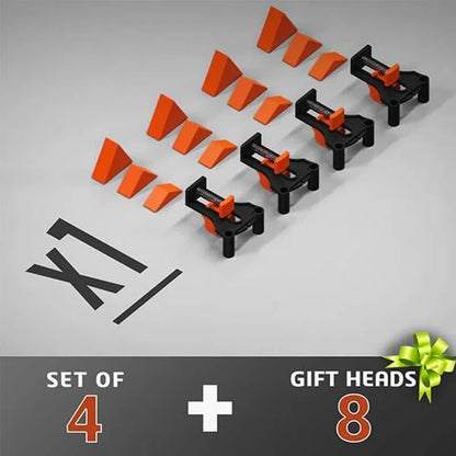 12PCS Clamp Set 60/90/120 Degrees Corner Clamp Wood Angle Clamps Woodworking Frame Clamp Corner Holder Woodworking Hand Tool