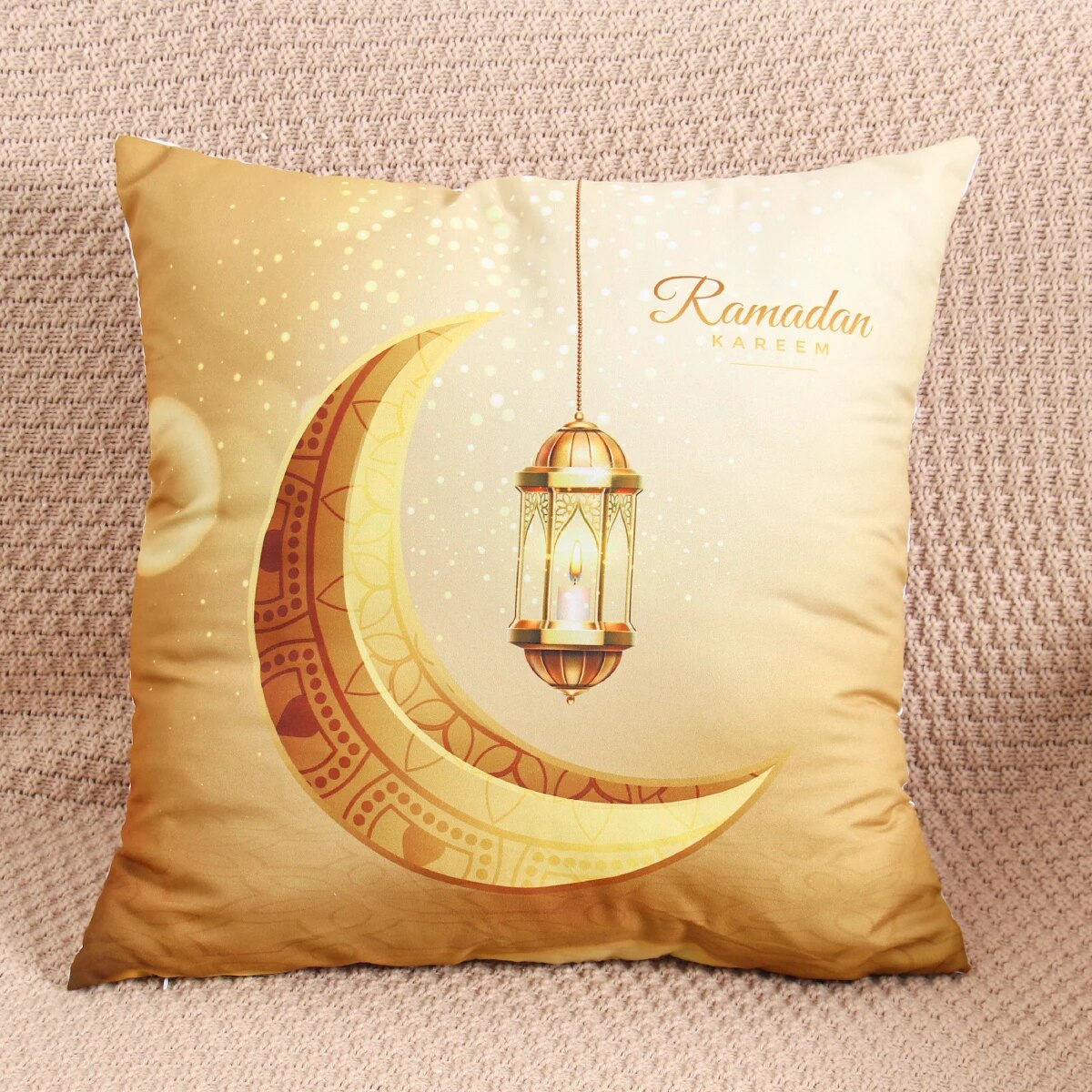 Housse de coussin EID Mubarak, décoration pour la maison, Ramadan Kareem Mubarak, fournitures de fête islamique musulmane, taie d'oreiller EID