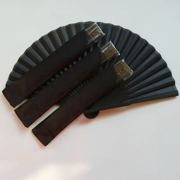 Chinese Style Black Vintage Hand Fan Folding Fans Dance Wedding Party Favor  Chinese Dance Party Folding Fans