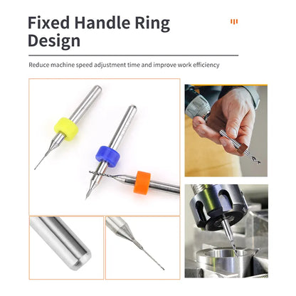 Micro forets en carbure, Mini jeu de forets CNC, foret pour Circuit imprimé, foret pour PCB pour carte