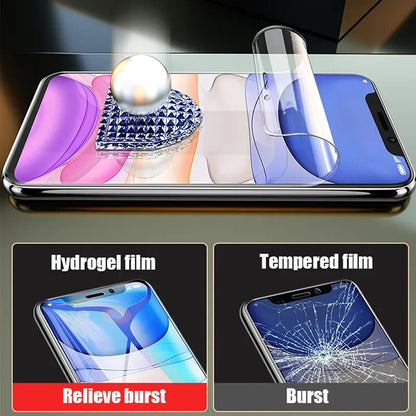 3 ST Full Cover Hydrogel Film På Skärmskydd För iPhone 7 8 Plus Skärmskydd På iPhone X XR XS MAX 11 12 13 14 Pro