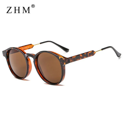 Lunettes De Soleil rondes rétro femmes hommes marque Design Transparent femme lunettes De Soleil hommes Oculos De Sol Feminino Lunette Soleil