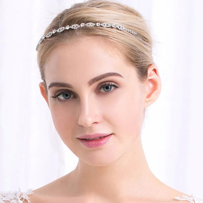 Miallo Crystal Hair Headband Rhinestone Tiara