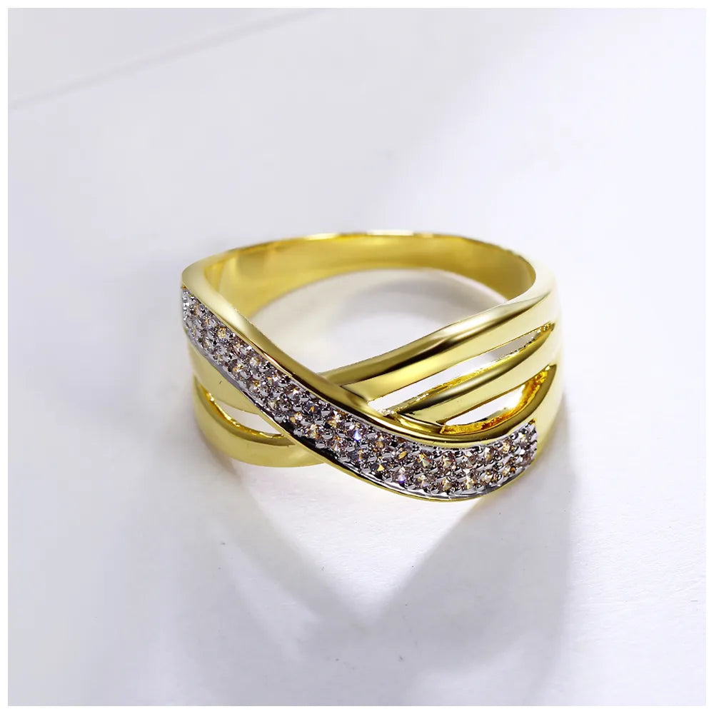 DreamCarnival 1989  Rhodium Gold Color Zircon  Rings