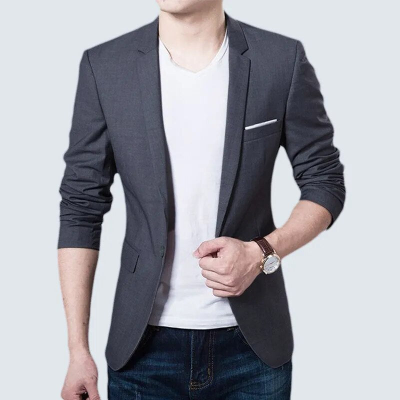 New Men's Suit Jackets Male Blazer 6XL Oversized Korean Style Slim Business Casual Blazers Men Clothing Dress Jacket Coat AF106