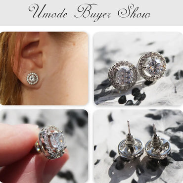 0.75 Ct AAA+ Zircon Stud Earrings for Women