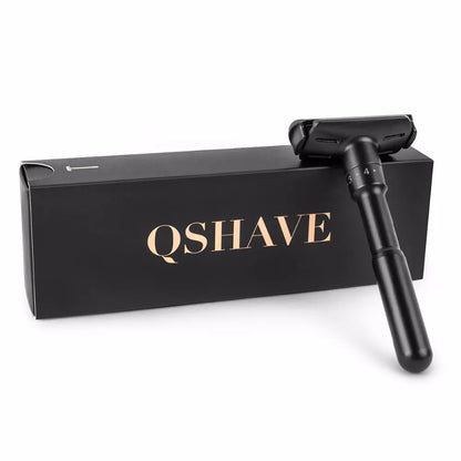 Luxurious Black Adjustable Safety Razor  Stand Safety Razor Men Shaving 5  Blades