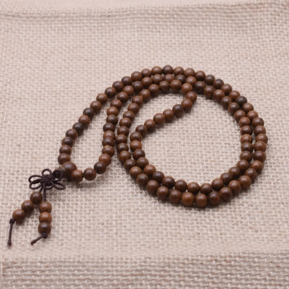 Yanqi High Quality Tibetan Mala Buddha bead bracelet Mara prayer beads natural wooden bead bracelets men's bracelets Rosary