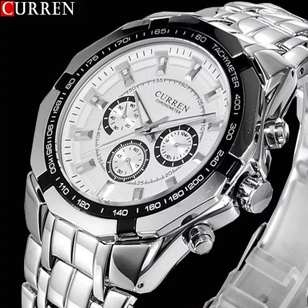 CURREN Watches Men Top Luxury Brand Hot Design Military Sports Wrist watches Men Digital Quartz Men Full Steel Watch