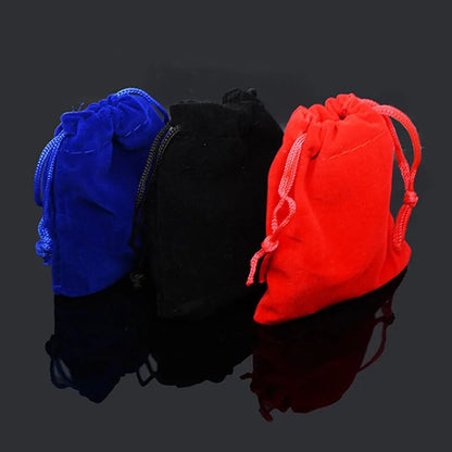 10pcs/lot 5x7cm 7x9cm 9x12cm Coloful Velvet Pouches Jewelry Packaging Display Drawstring Packing Gift Bags & Pouches