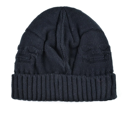 Chapeaux à motif de crâne Super cool pour hommes, bonnets en laine tricotée et os de velours, casquette Hip-hop de couleur unie, chapeau d'hiver pour femmes, casquette gorro