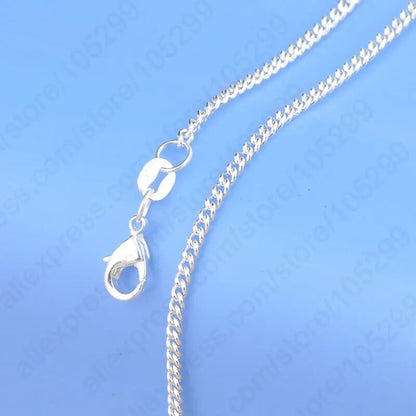 Collier en argent Sterling 925 véritable, 20 pièces, mélange de 20 styles, 18 pouces