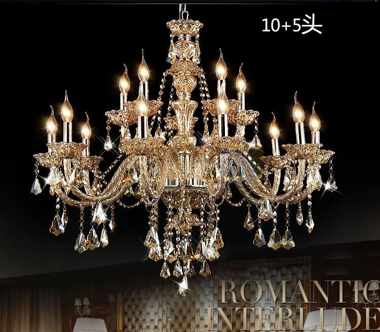 K9 Modern Lustre Crystal Chandeliers 4/6/8/15 Arm Lamp Hand Blown Best Selling Chandelier For Home Bedroom Living Room