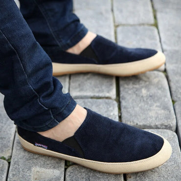 Sommar Herr Fritidsskor Canvas Skor Herr Loafers Andas Espadrilles Skor För Herr Lägenheter Bekväma lätta Herrskor