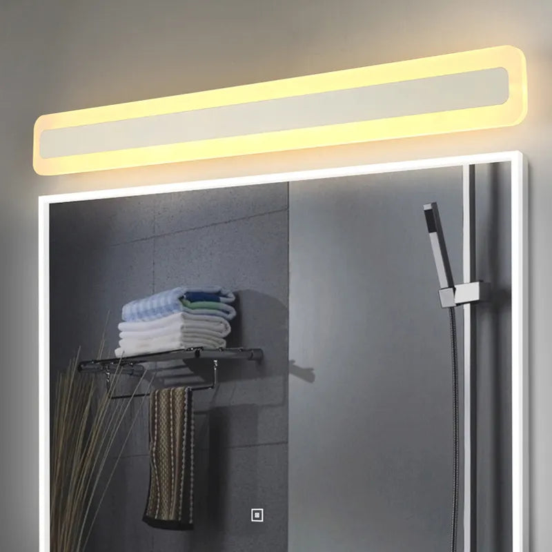 Lampes de miroir LED plus longues, maquillage moderne, dressing, salle de bains, luminaire de miroir, éclairage domestique, lampe murale