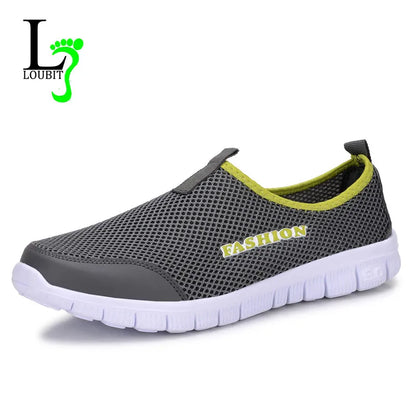 Men Shoes Summer Sneakers Comfortable Casual Shoes Mesh Breathable Sneakers For Men Footwear Plus Size 38-46