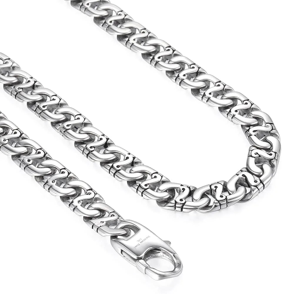 Men's Necklace Stainless Steel Chain 9.5mm  18-36inch