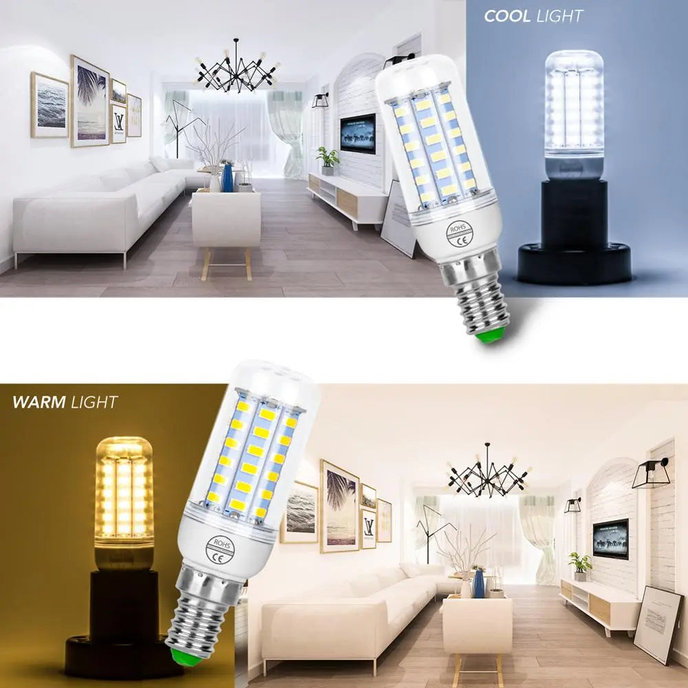 220V GU10 Led Lamp Bulb E14 Led Candle Light Bulb E27 Corn Lamp G9 Led 3W 5W 7W 9W 12W 15W Bombilla B22 Chandelier Lighting 240V