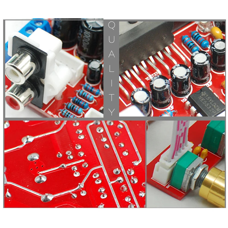 CIRMECH TDA7377 2.1-kanals förstärkare Single power dator superbas 2.1 förstärkarkort 3-kanals ljudförstärkare DIY-svit