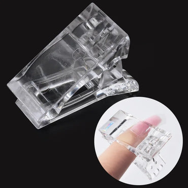 5/10Pcs Transparent UV LED Plastic Nail Tool Kits for Nails