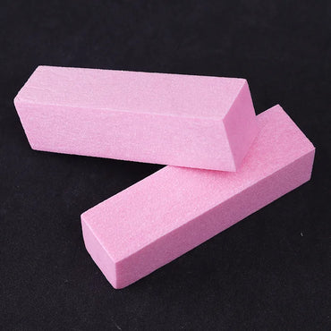 Pink White Buffing Sanding Files Block Pedicure Manicure Care Sponge Nail Art Buffer Grindig Polishing No Hurt Nail Art Tools