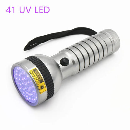 128LED 100LED 51LED 41LED 21LED 12LED UV Light 395-400nm LED UV Flashlight torches light lamp