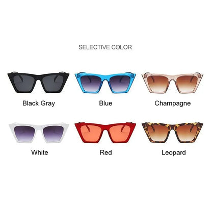 Fashion Square Sunglasses Woman Designer Luxury Man/Woman Cat Eye Sun Glasses Classic Vintage UV400 Outdoor Oculos De Sol