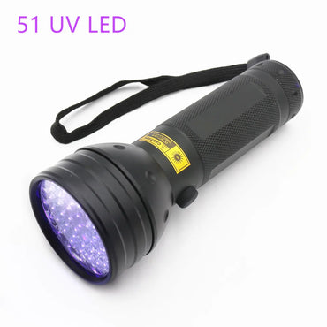 128LED 100LED 51LED 41LED 21LED 12LED UV Light 395-400nm LED UV Flashlight torches light lamp