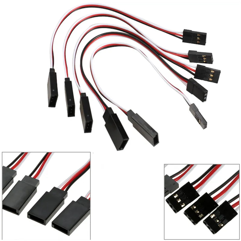 10 st/lot 10 cm 15 CM 30 CM 50 CM 100 CM RC Servo Förlängningssladd Kabel Tråd 150 mm Bly JR