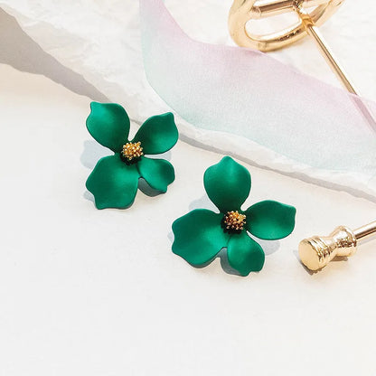 Style Cute Flower Earrings For Women Sweet Earrings Woman Brinco Jewelry Colorful Earrings