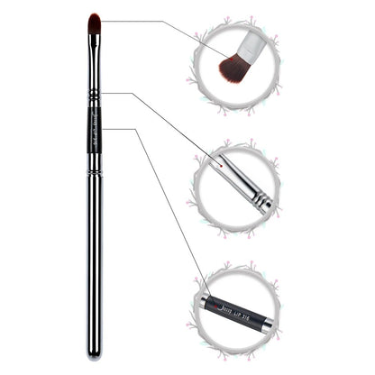 Jessup Lip Brush Makeup Soft Fiber Lip Pen Metal with Cap Protect