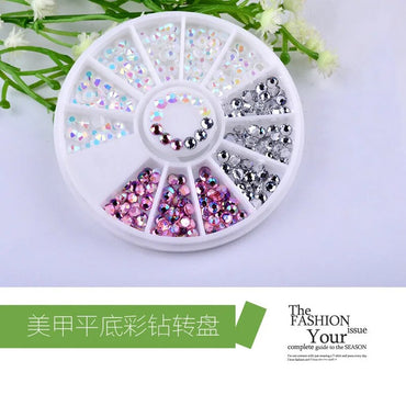 Nail Stickers Decoration DIY Nail Art  Jewelry Rhinestones Manicure Tools