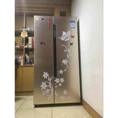 High Quality Creative Refrigerator Black Sticker Butterfly Pattern Wall Stickers Home Decoration Kitchen Wall Art Mural Decor