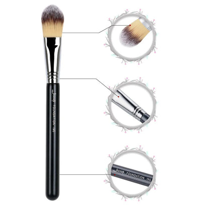 Jessup Foundation Brush Makeup Blending Flat Syntetiskt hår