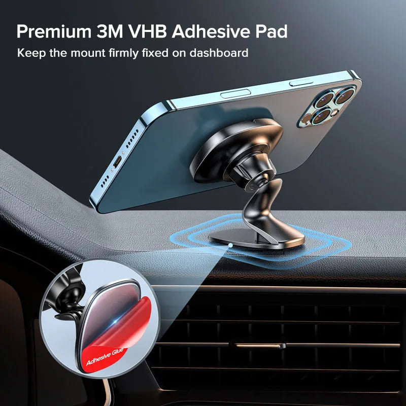 Magnetic Car Phone Holder Stand 360 Degree Mobile Cell Air Vent Magnet Mount GPS Support For iPhone Xiaomi Samsung Huawei