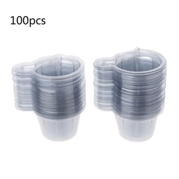 Distributeur de gobelets jetables en plastique de 40ML, 20 à 100 pièces, Kit de moules en résine de Silicone pour bricolage, résine époxy, outils de fabrication de bijoux, accessoires