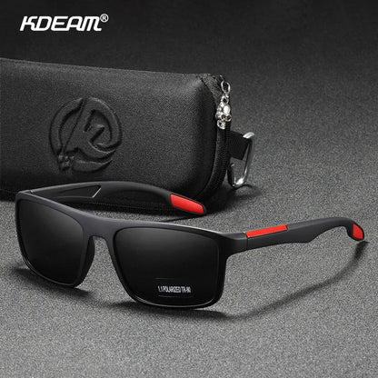 Rectangular Ultra Light TR90 Sunglasses Men Polarized TAC 1.1mm Thickness Lens Driving Sun Glasses Women Sports Cat.3