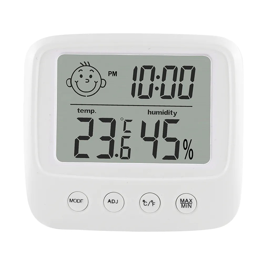 Capteur de température d'intérieur LCD numérique, pratique, humidité, thermomètre, hygromètre, jauge