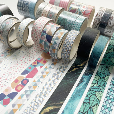 3st Grundläggande geometri Maskering Washi-tejp Vintage stjärnhimmel Konst Dekorativ självhäftande tejp Gör-det-själv Scrapbooking Dekal Etikett Brevpapper