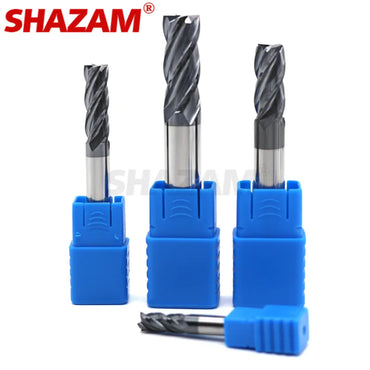 Milling Cutter Hrc50 Endmill Alloy Tungsten Steel Cnc Maching SHAZAM  Top Milling Machine Tools For Steel Woodworking