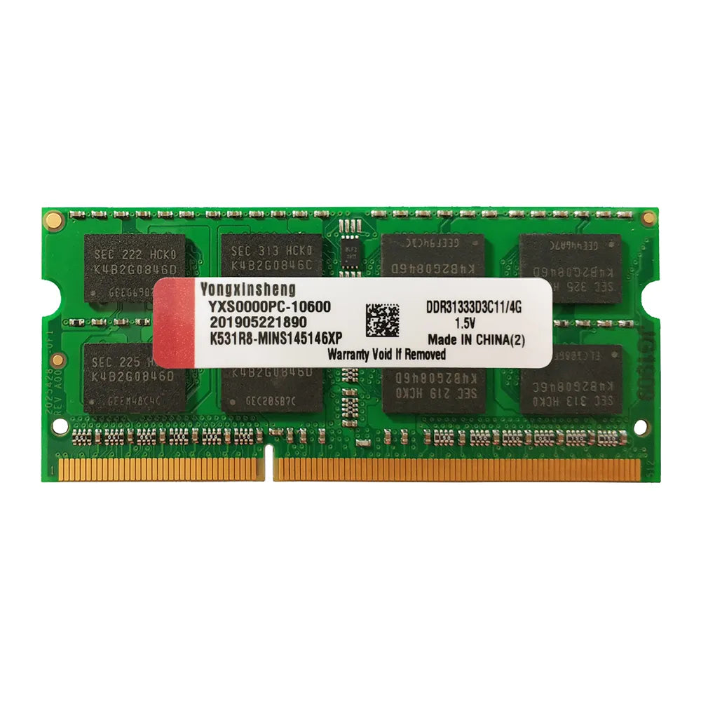 RAM 1GB 2GB 4GB 8GB DDR2 667MHZ 800MHZ PC2 5300S 6400S DDR3 1333MHZ 1600MHZ PC3 10600S 12800S SO-DIMM Bärbar minneslot