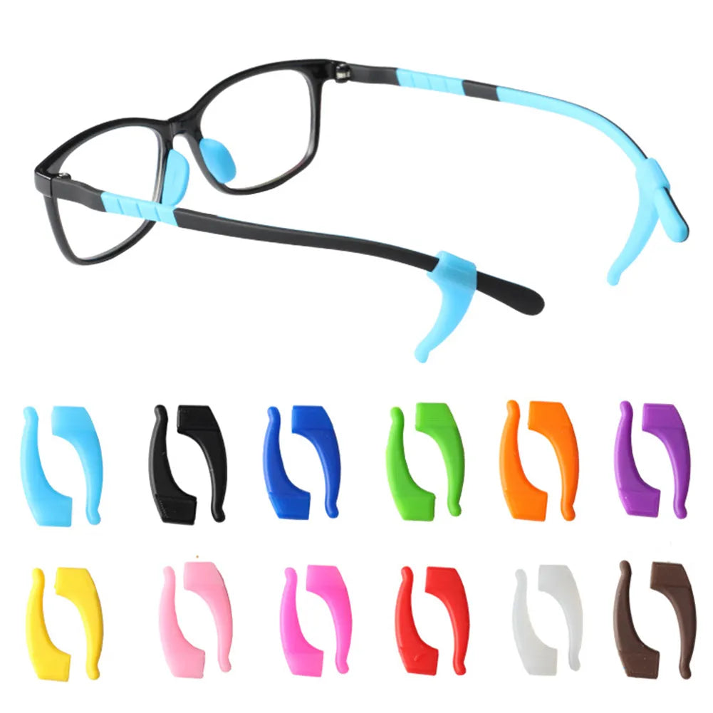 Mode anti-dérapant oreille crochet lunettes accessoires lunettes lunettes Silicone poignée Temple pointe support lunettes lunettes poignée