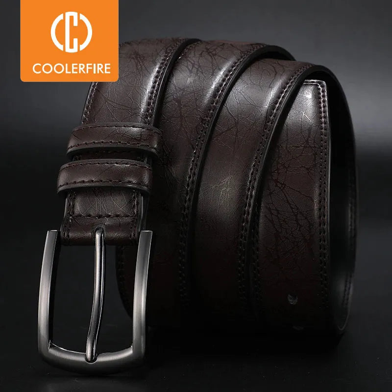 Designers hommes ceintures en cuir véritable robe décontractée boucle ardillon ceinture d'affaires pour homme bracelet de luxe