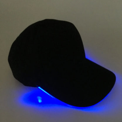 Justerbar ny design LED Light Up baseballkepsar Glödande justerbara hattar perfekta för hip-hop löpning och mer