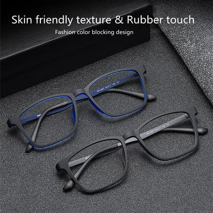 High Quality Pure Titanium Men Anti Blue Light Presbyopia Eyewear Reading Glasses with Diopter+1.0 +1.5 +2.0 +2.5 +3.0 +3.5+4.0