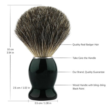 20mm Badger Bristles Hair Wood Handle Shaving Brush