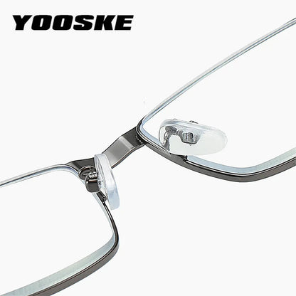 Stainless Steel Men Business Reading Glasses for Reader Mens Presbyopic optical Glasses  +1.0 1.5 2.0 2.5 3 3.5 4.0