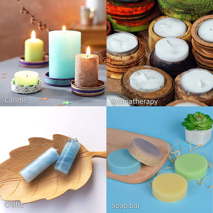 Cylinder Silicone Mold DIY Epoxy Resin Candle Mould Aromatherapy Candle Wax Molds Clay Plaster Craft Casting Mould Home Decor