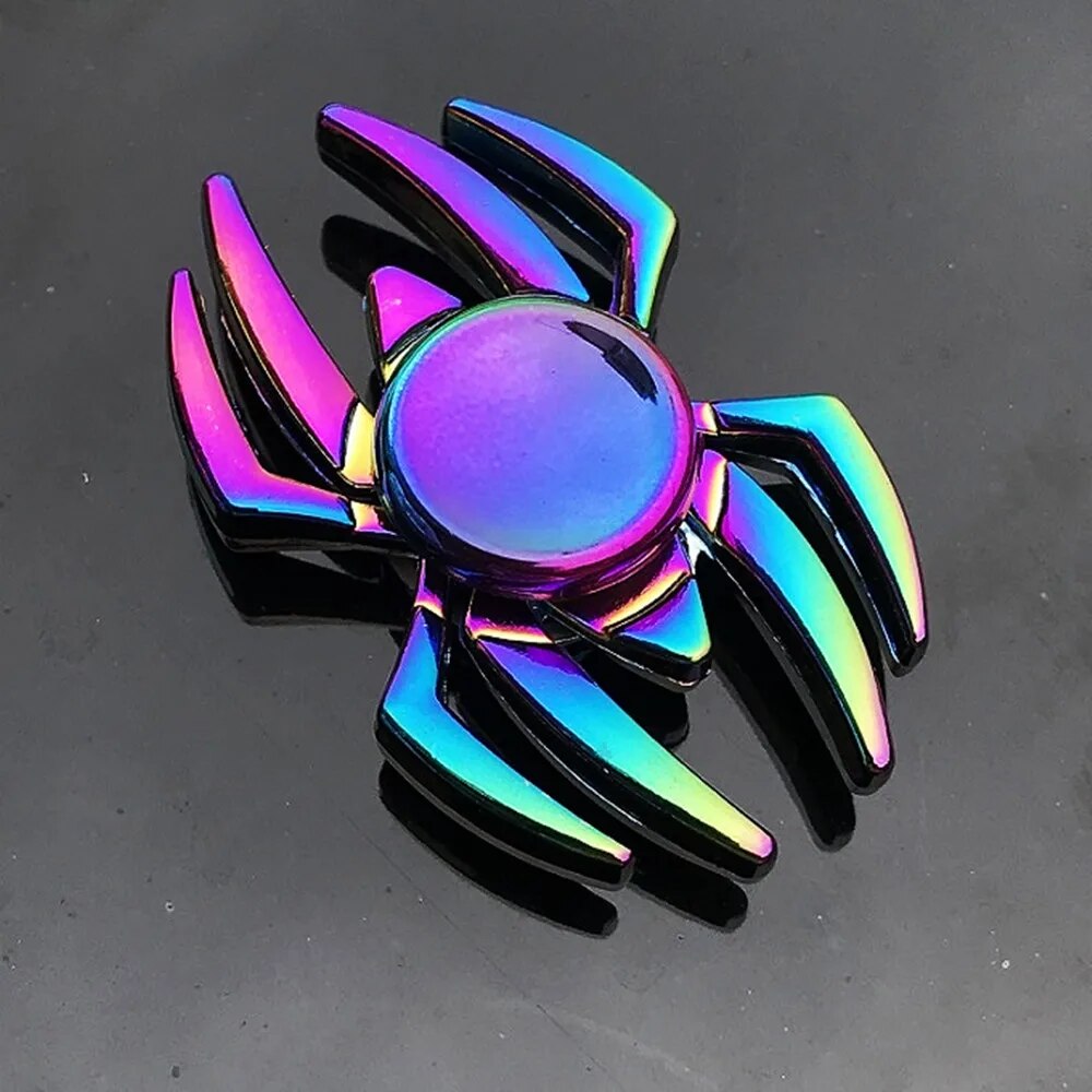 Metal Rainbow Fidget Spinner Färgglad EDC Hand Spinner Anti-ångest leksak för spinnare Fokus lindrar stress ADHD Finger Spinner