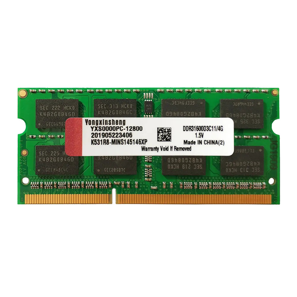 RAM 1GB 2GB 4GB 8GB DDR2 667MHZ 800MHZ PC2 5300S 6400S DDR3 1333MHZ 1600MHZ PC3 10600S 12800S SO-DIMM Laptop Memory Lot